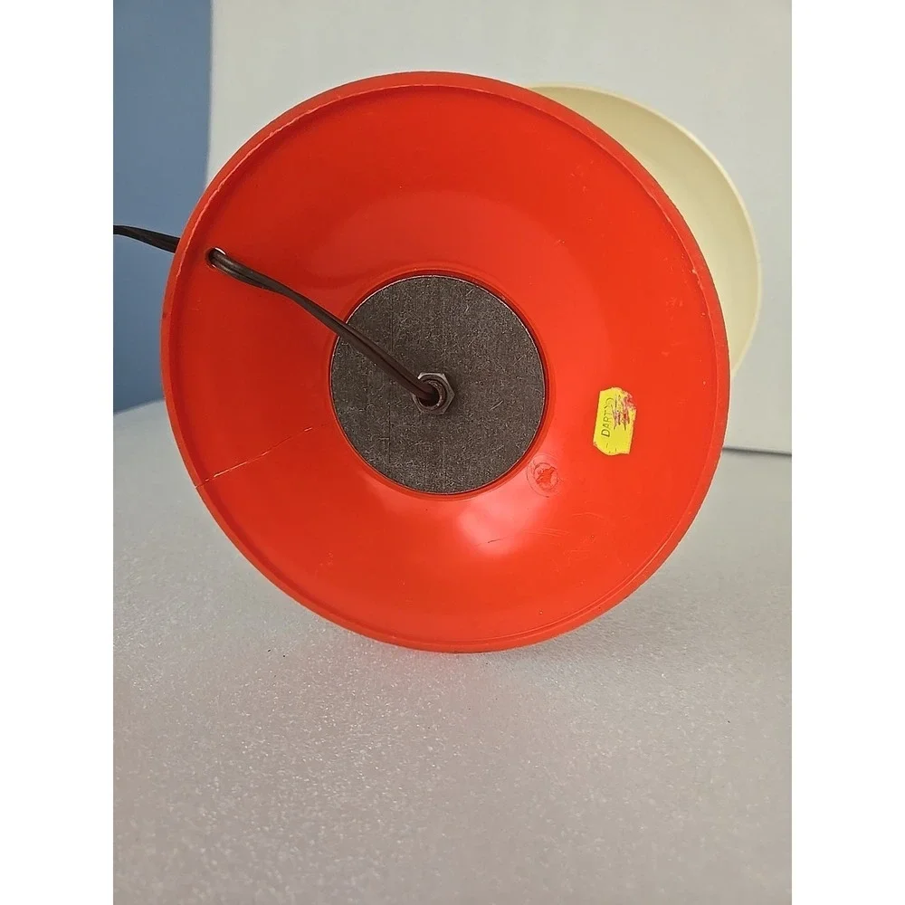 Vintage Mid Century Modern Plastic Mushroom Table Lamp Retro 1960's